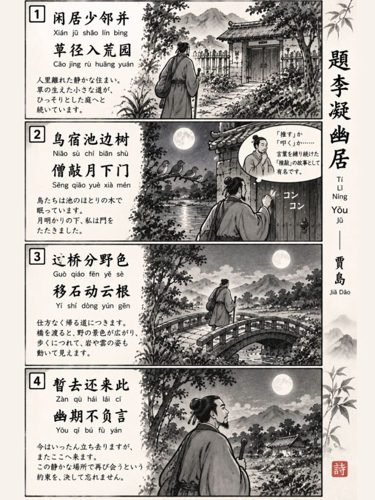 題李凝幽居